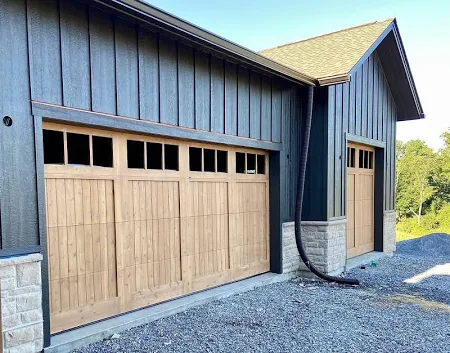 Craftsman style Garage Door with windows